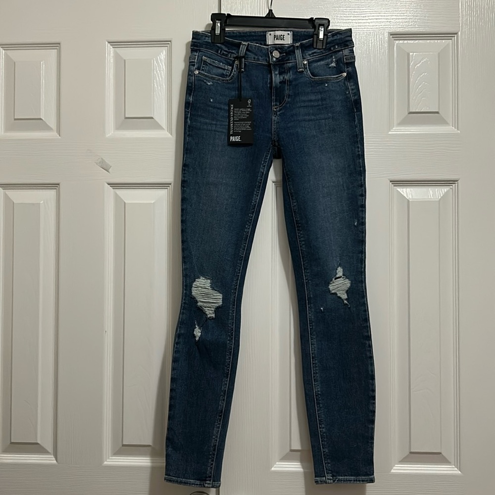 NWT PAIGE verdugo ankle jeans size 25